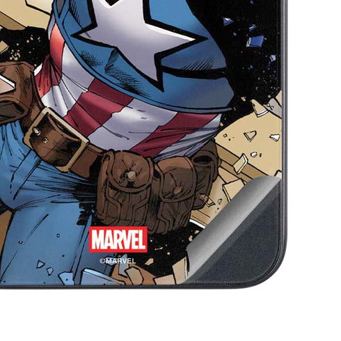Marvel Captain America Epic Shield Break Galaxy A54 5G Skin